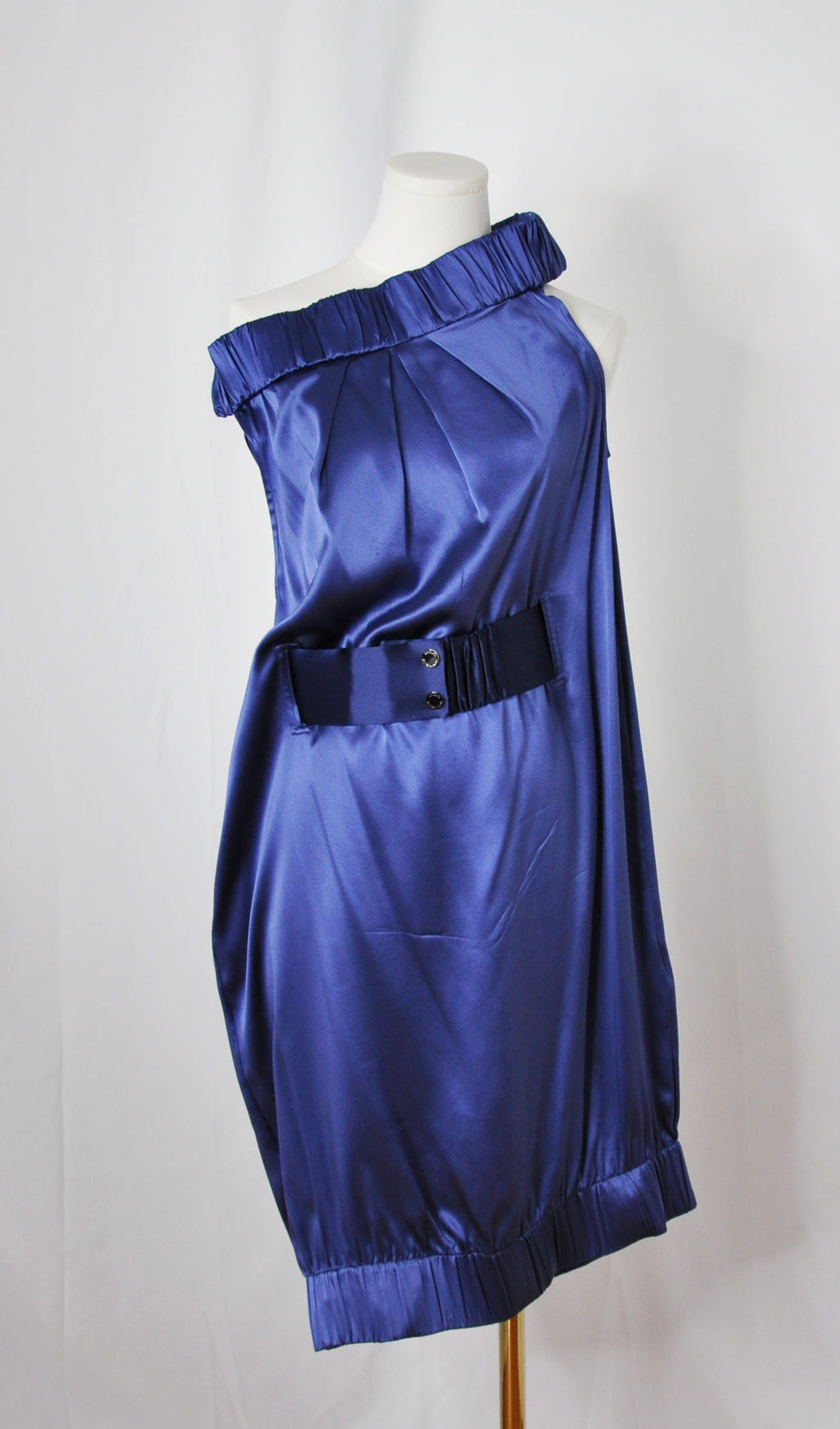 Adolfo Dominguez Vintage Silk Cocktail Dress - Size 2