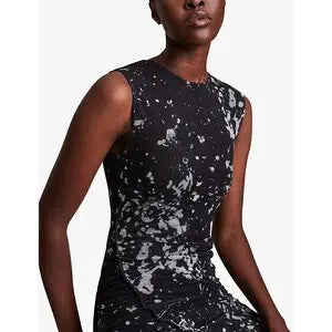 Vintage AllSaints 2018 Nora Portland Dress with Black and White Pattern in Excellent Condition - size 4