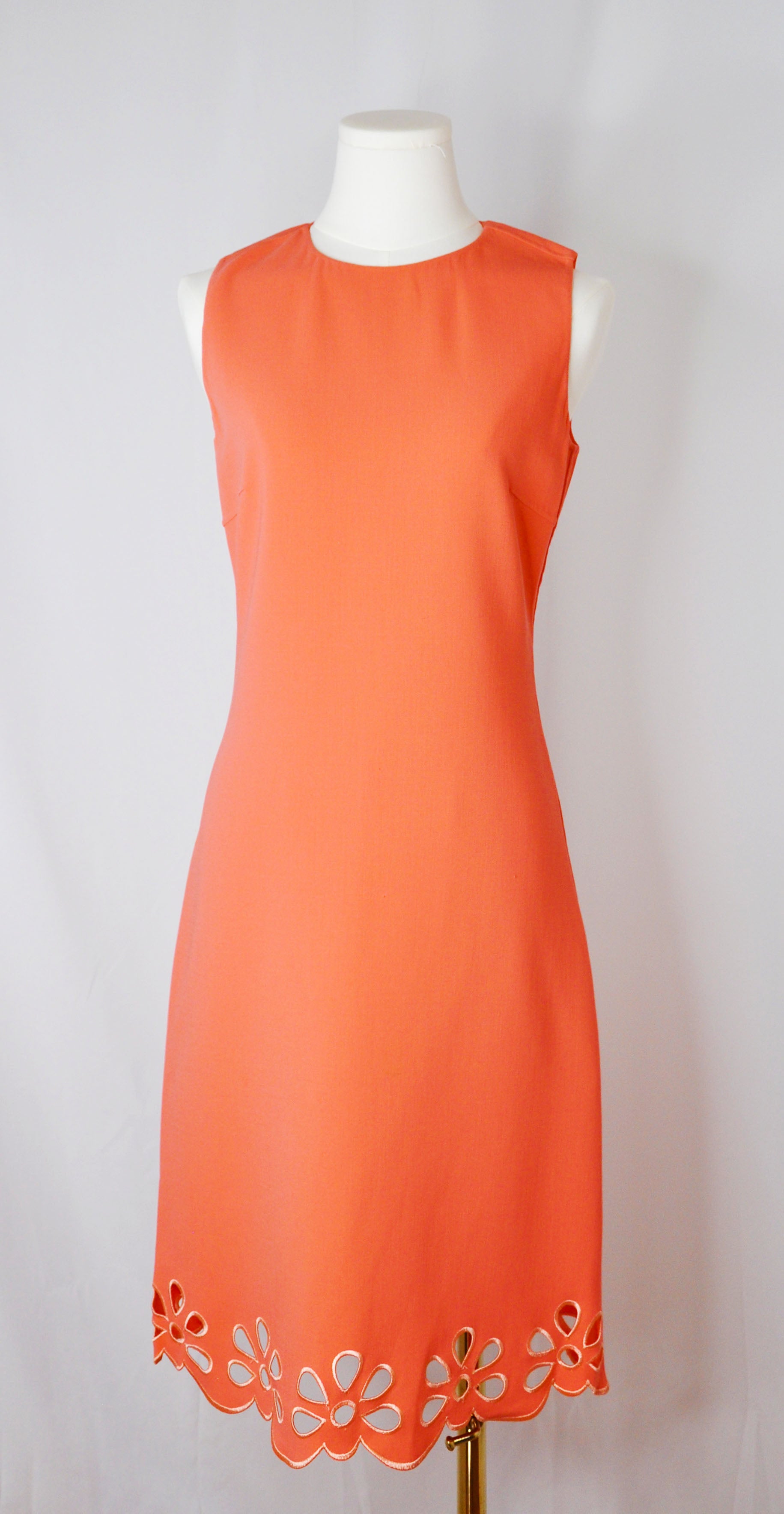 Vintage Celine 2000s Orange Dress