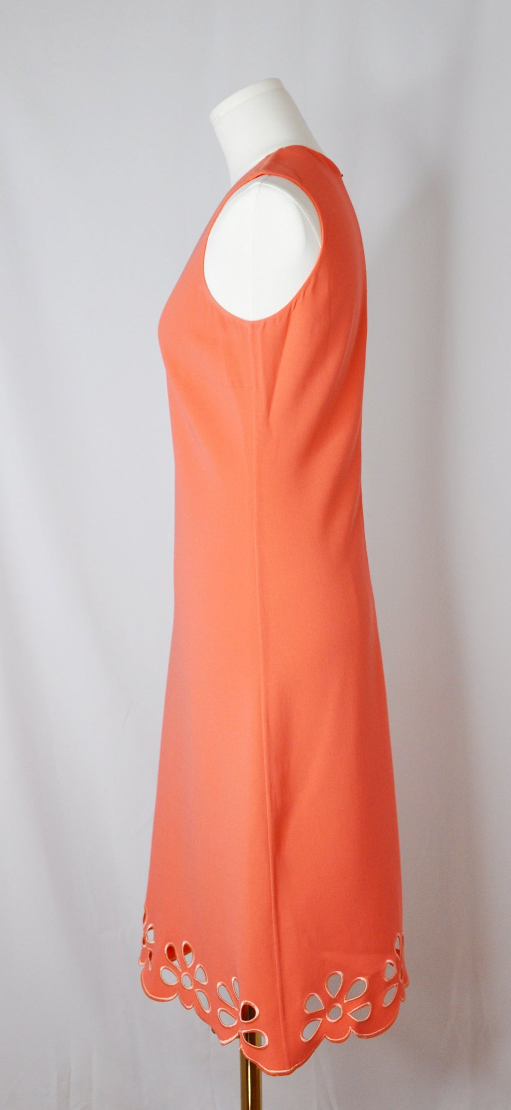 Vintage Celine 2000s Orange Dress