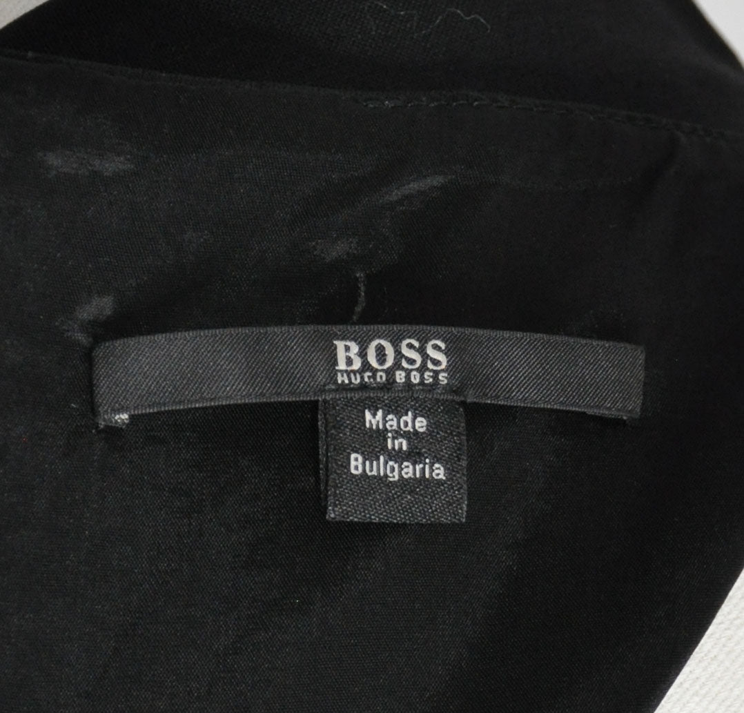 Vintage 2010s Hugo Boss Black Sheath Dress in Excellent Condition - Size 0