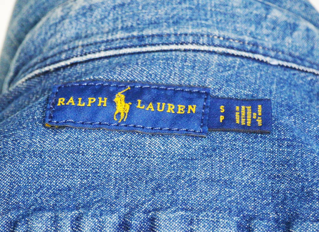Vintage Ralph Lauren 2021 Blue Denim Button-up Dress, Excellent Condition - Size S/P