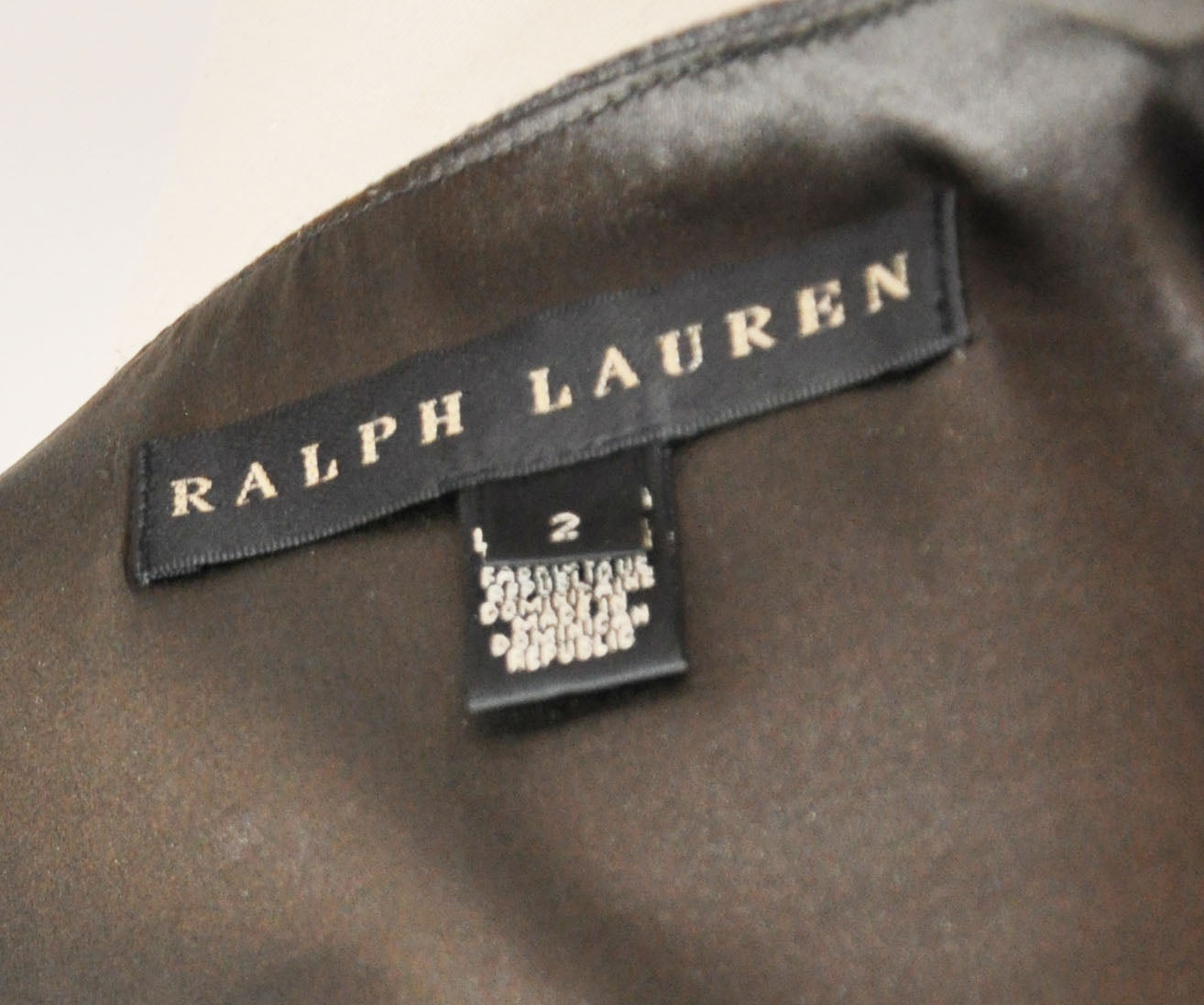 Vintage Ralph Lauren 2010s Gray Wool Pencil Skirt