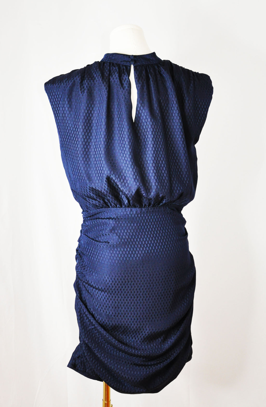 Vintage Veronica Beard 2020s Navy Blue Cocktail Dress