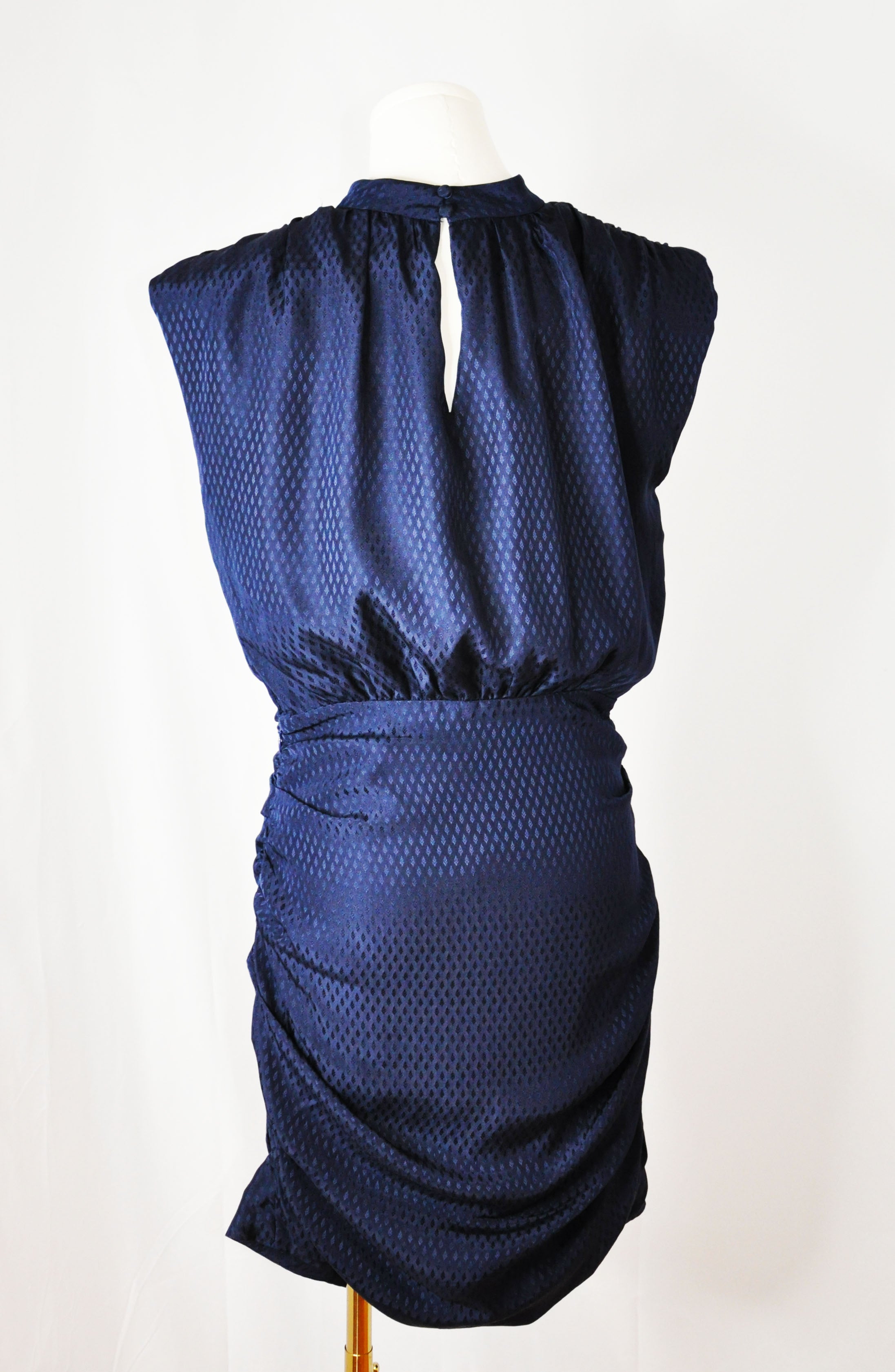 Vintage Veronica Beard 2020s Navy Blue Cocktail Dress