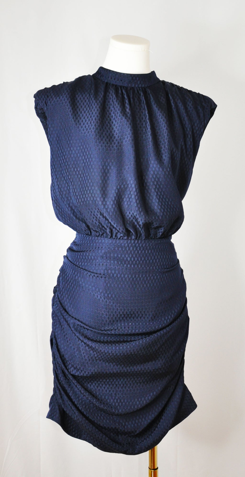 Vintage Veronica Beard 2020s Navy Blue Cocktail Dress