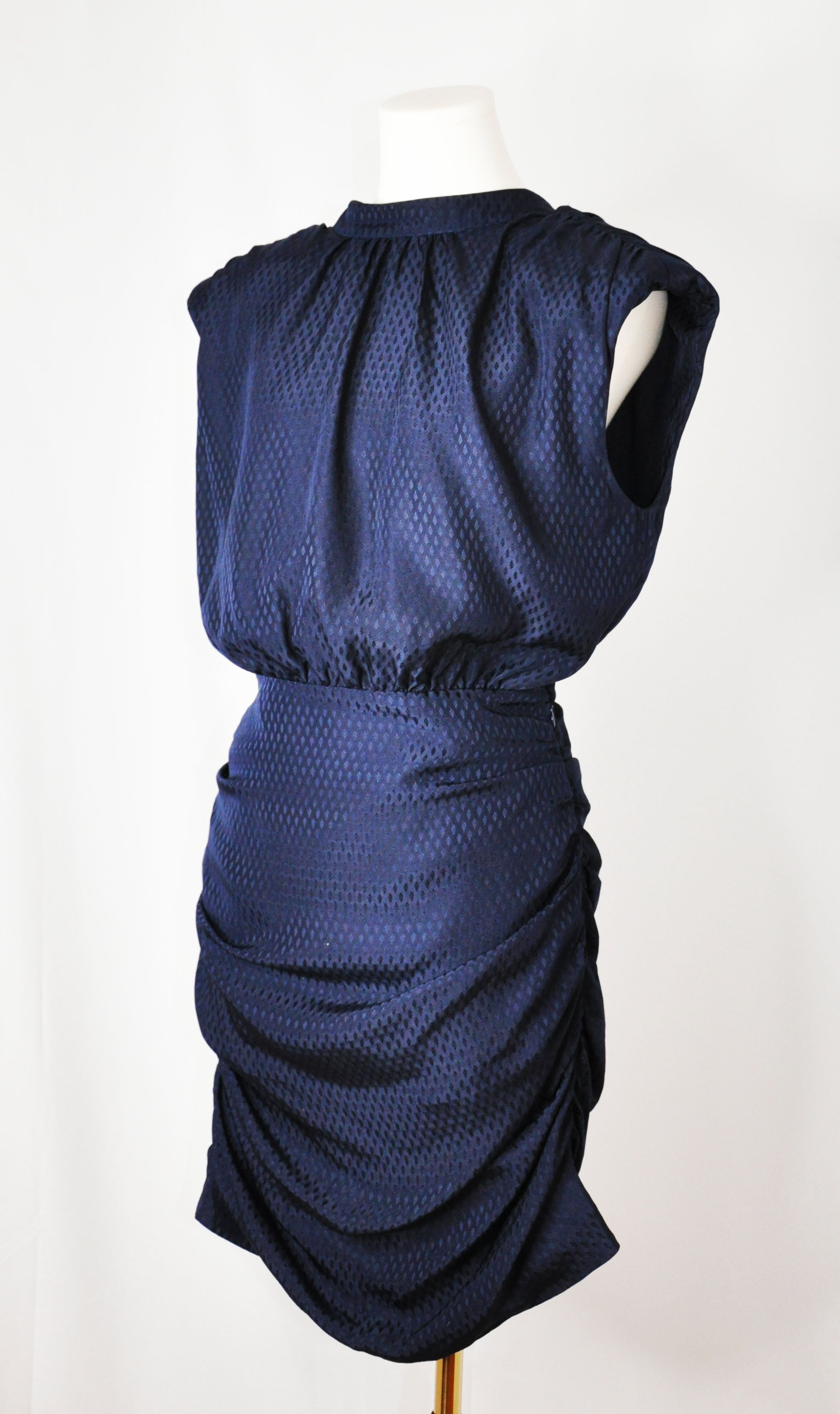 Vintage Veronica Beard 2020s Navy Blue Cocktail Dress