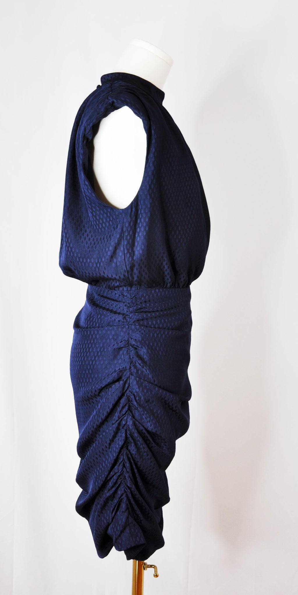 Vintage Veronica Beard 2020s Navy Blue Cocktail Dress